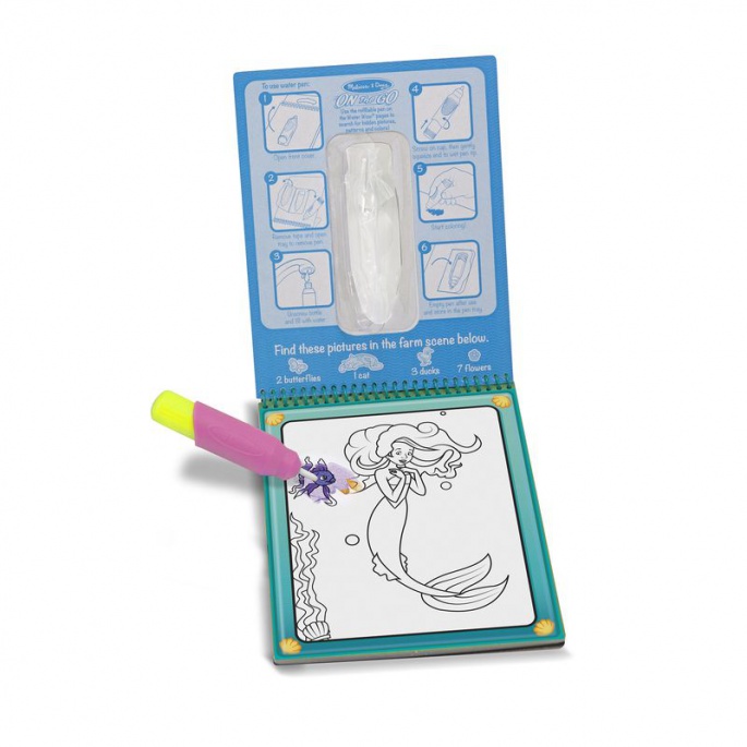 Melissa & Doug Water WOW Wasser-Zaubermalbuch Märchen