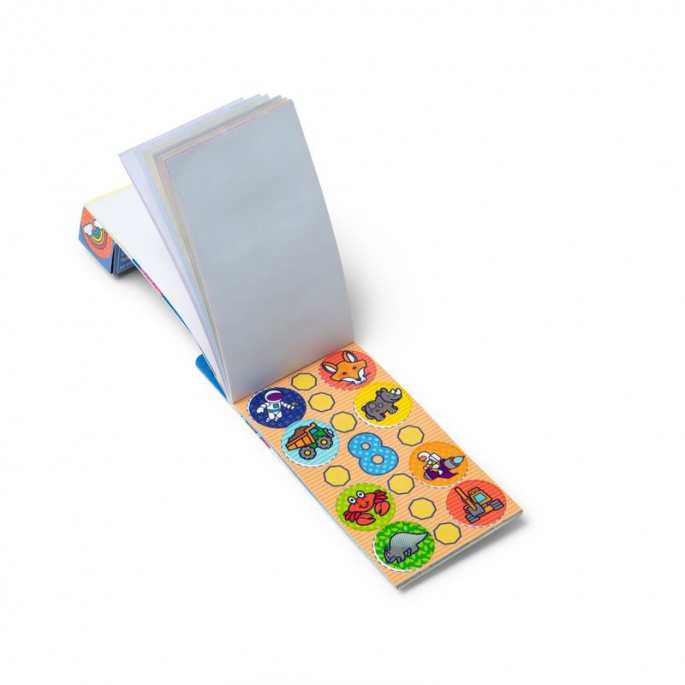 Melissa & Doug Sticker WOW Aufkleber-Nachfüllung Überraschungsröhre