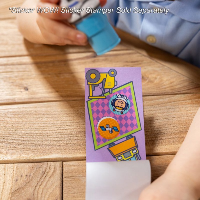 Melissa & Doug Sticker WOW Aufkleber-Nachfüllung Überraschungsröhre