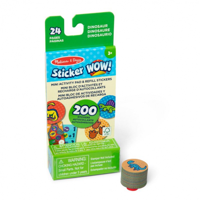 Melissa & Doug Sticker WOW Sticker-Nachfüllungen Dinosaurier