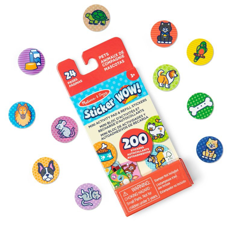Melissa & Doug Sticker WOW Nachfüllpackung mit Tierstickern