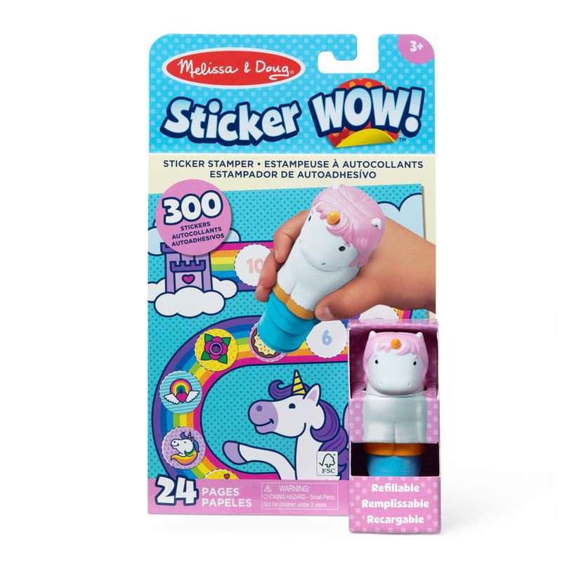 Melissa & Doug Sticker WOW Aufkleber Einhörner