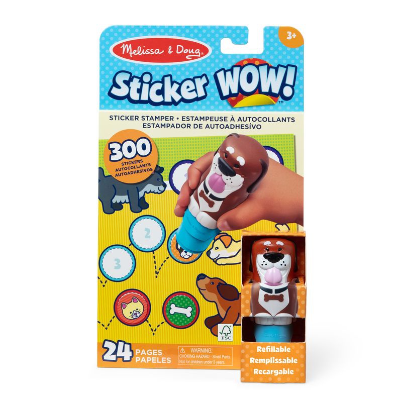 Melissa & Doug Sticker WOW Aufkleber Hunde