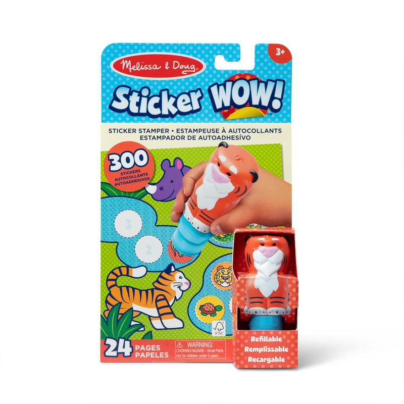 Melissa & Doug Sticker WOW Aufkleber Tiger