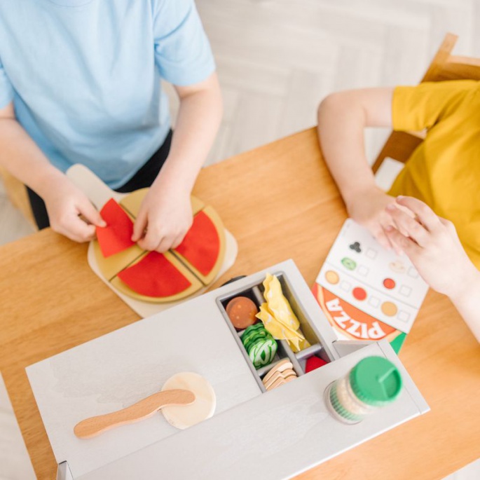 Melissa & Doug Pizzaset mit Ofen