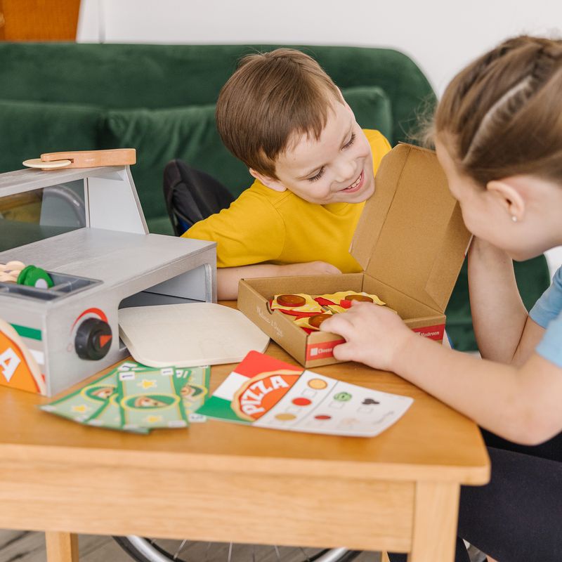 Melissa & Doug Pizzaset mit Ofen
