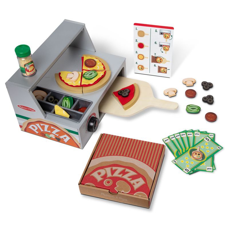 Melissa & Doug Pizzaset mit Ofen