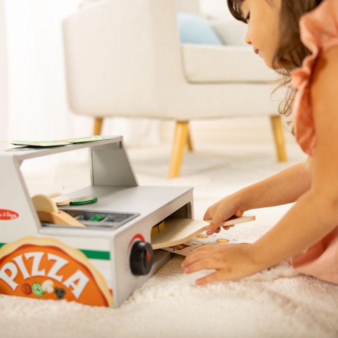 Melissa & Doug Pizzaset mit Ofen