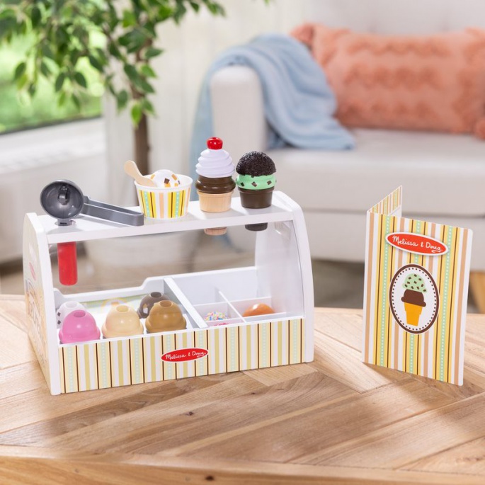 Melissa & Doug große Eisdiele Set