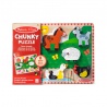 Melissa & Doug Holzpuzzle Bauernhoftiere