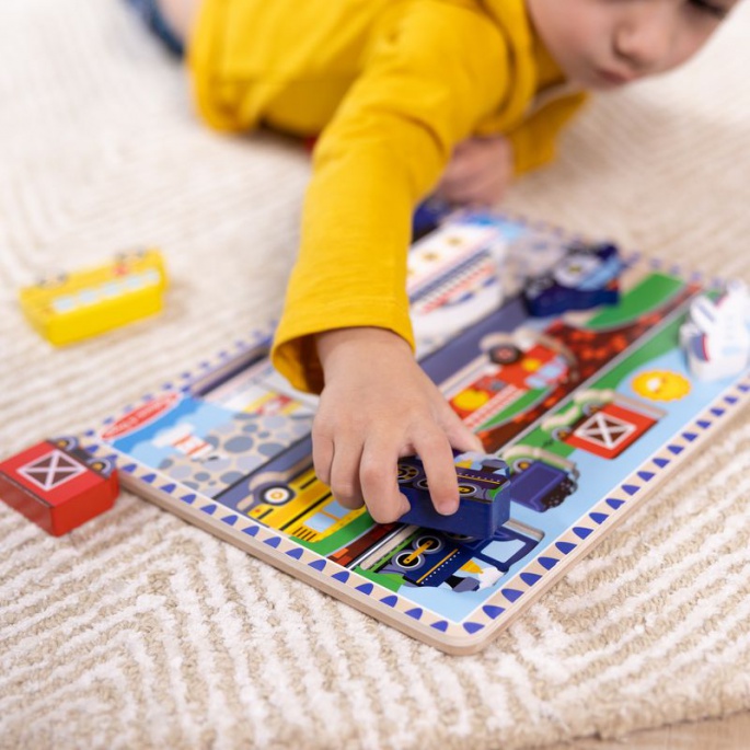 Melissa & Doug Holzpuzzle Fahrzeuge