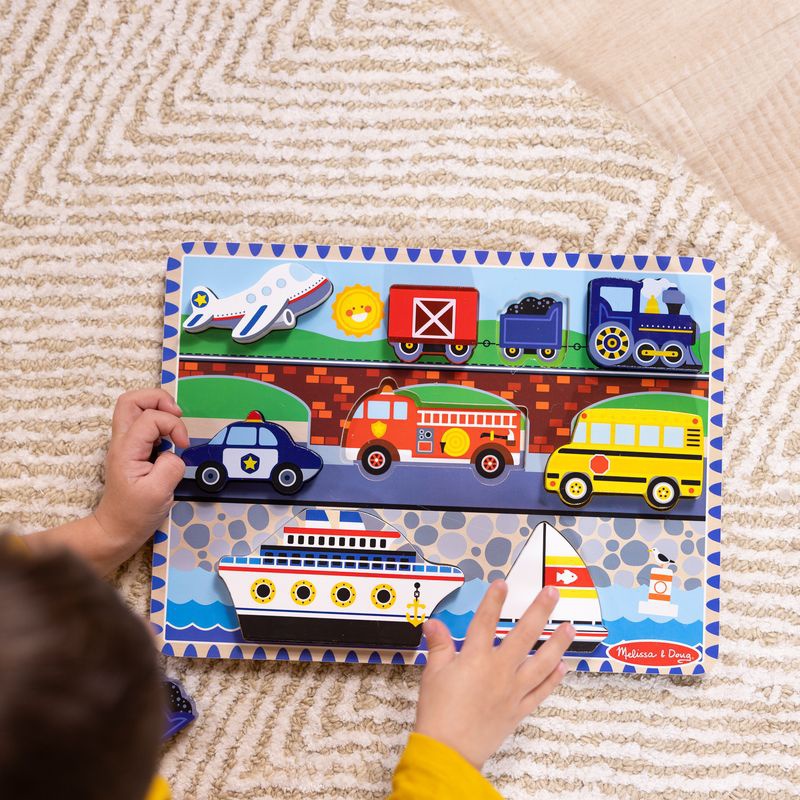 Melissa & Doug Holzpuzzle Fahrzeuge