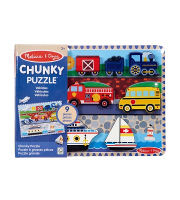 Melissa & Doug Holzpuzzle Fahrzeuge