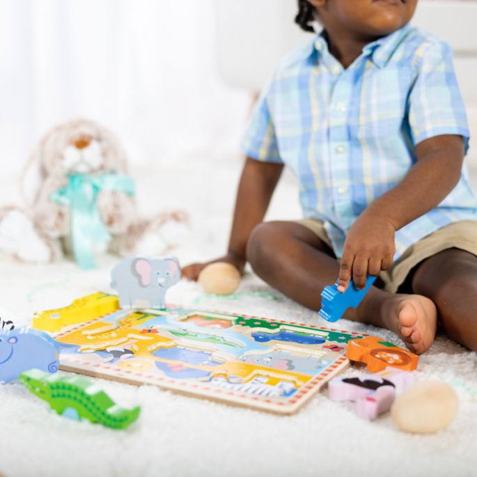 Melissa & Doug Holzpuzzle Zootiere