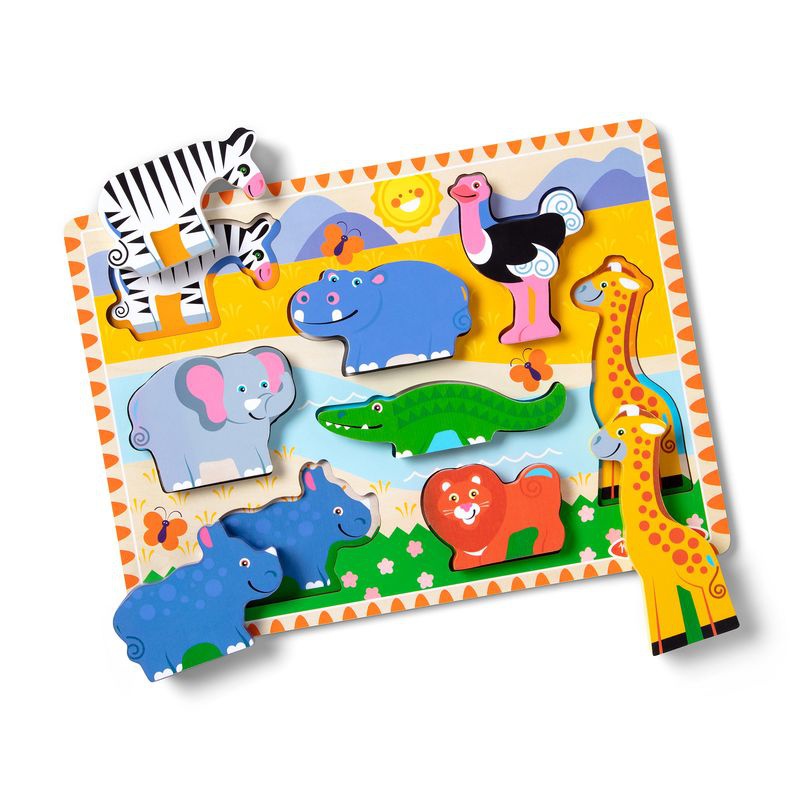 Melissa & Doug Holzpuzzle Zootiere