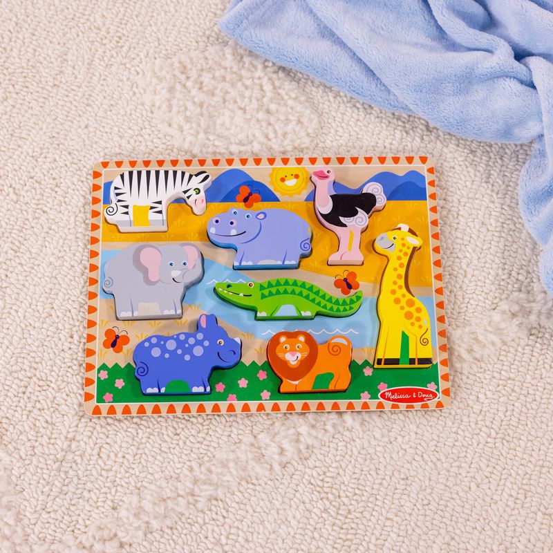Melissa & Doug Holzpuzzle Zootiere