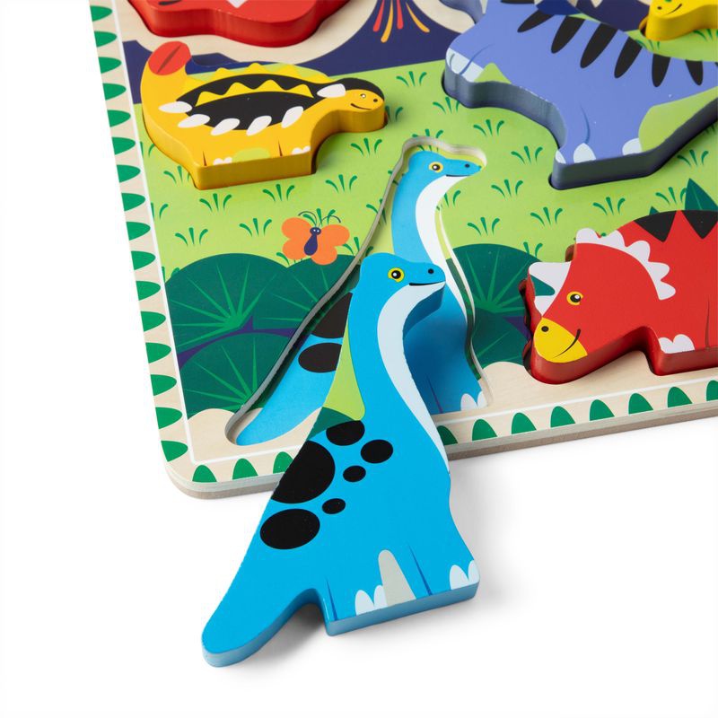 Melissa & Doug Holzpuzzle Dinosaurier