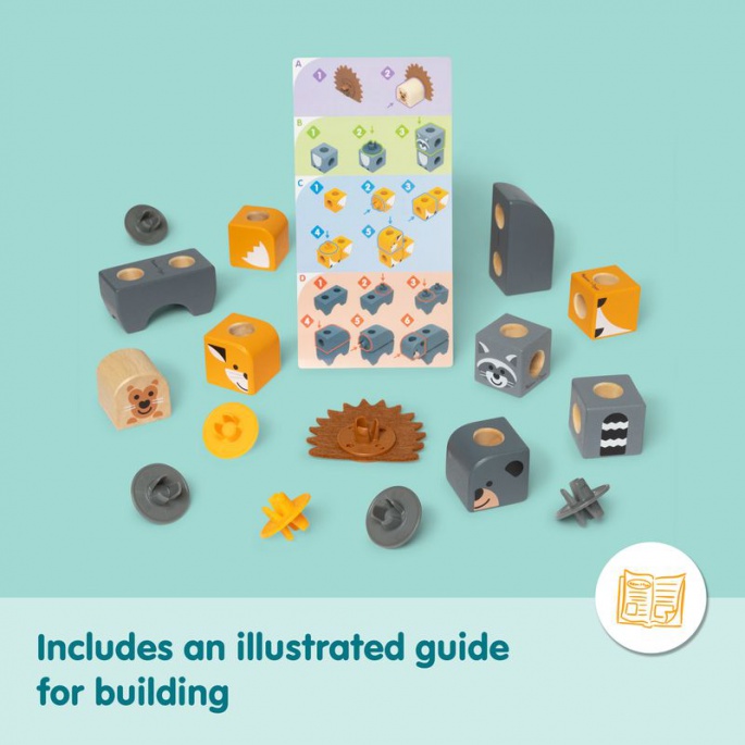 Melissa & Doug Blockables Baukasten Wildnis