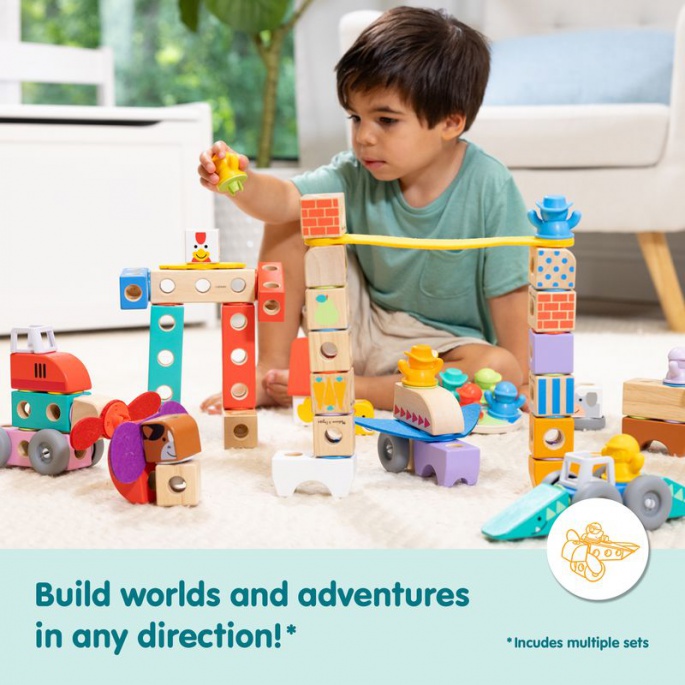 Melissa & Doug Blockables Baukasten Wildnis