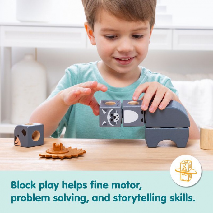 Melissa & Doug Blockables Baukasten Wildnis