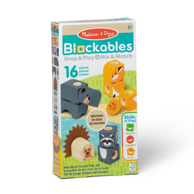Melissa & Doug Blockables Baukasten Wildnis