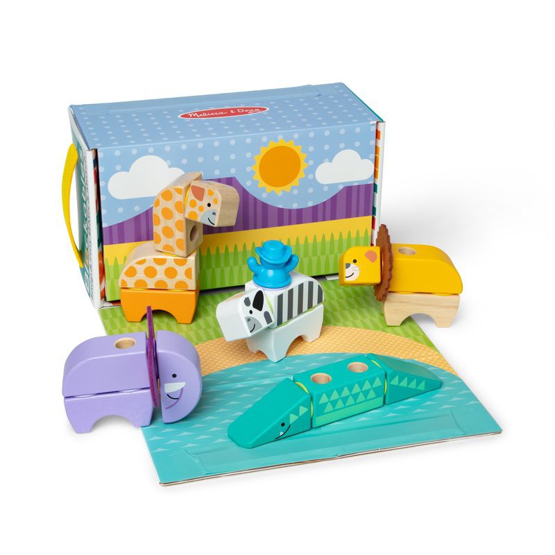 Melissa & Doug Blockables Safari Bauset Spielset