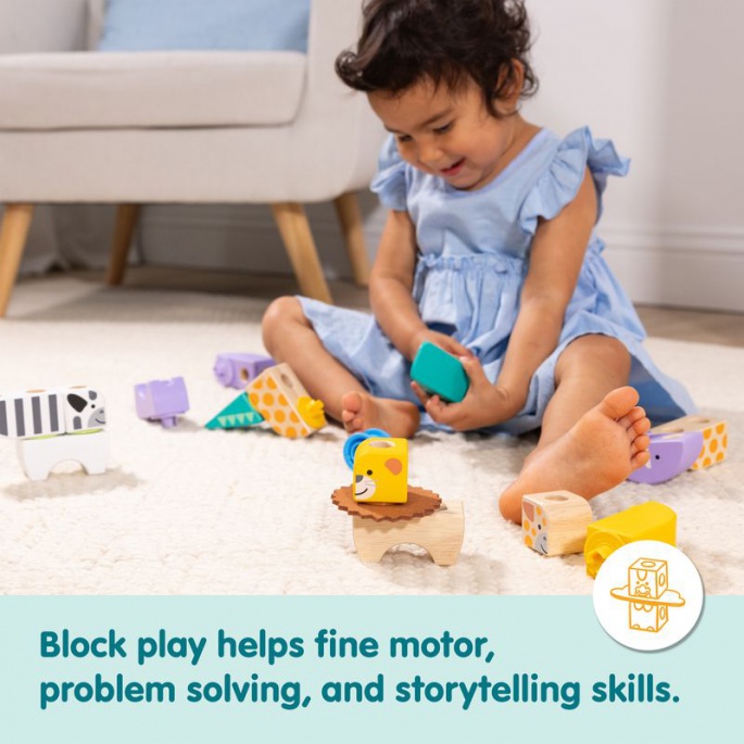 Melissa & Doug Blockables Safari Bauset Spielset