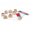 Melissa & Doug Holzstempel mit abwaschbaren Farben Dinosaurier
