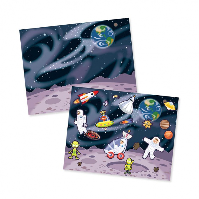 Melissa & Doug wiederverwendbare Sticker mit Unterlage - Abenteuer