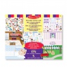 Melissa & Doug wiederverwendbare Aufkleber mit Unterlage - Haus