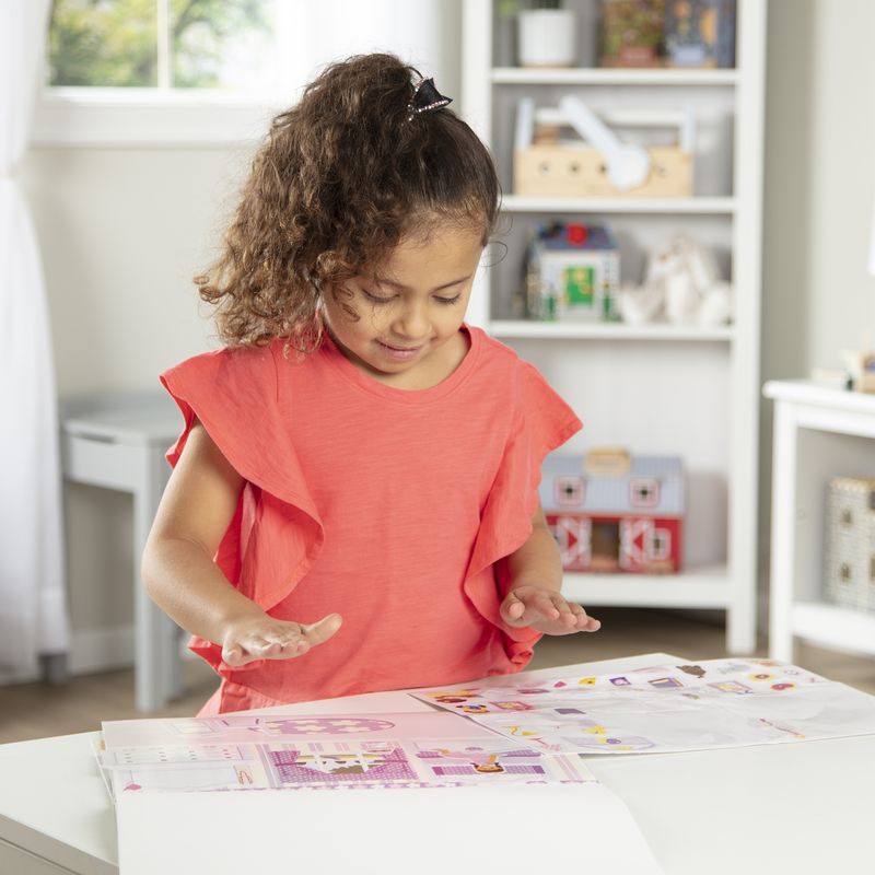 Melissa & Doug wiederverwendbare Aufkleber mit Unterlage - Haus