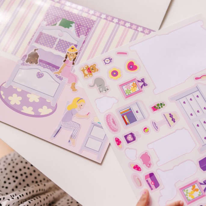 Melissa & Doug wiederverwendbare Aufkleber mit Unterlage - Haus