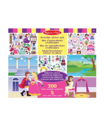Melissa & Doug wiederverwendbare Aufkleber mit Unterlage - Schloss