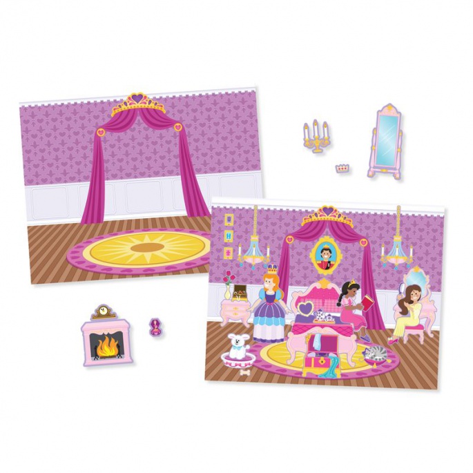 Melissa & Doug wiederverwendbare Aufkleber mit Unterlage - Schloss