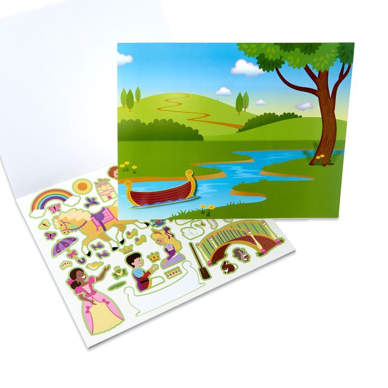 Melissa & Doug wiederverwendbare Aufkleber mit Unterlage - Schloss