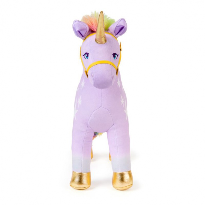 Sparpaket: Unicorn Academy Plüsch Wildstar mit Geräuschen 38 cm + Halskette mit Ring