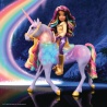 Sparset: Unicorn Academy leuchtender Wildstar 28 cm und Sophia 24 cm + Halskette mit Ring