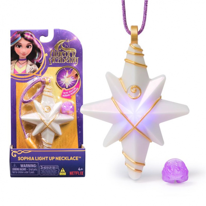 Günstiges Set: Unicorn Academy Deluxe Puppe Sophia 24 cm + Halskette mit Ring