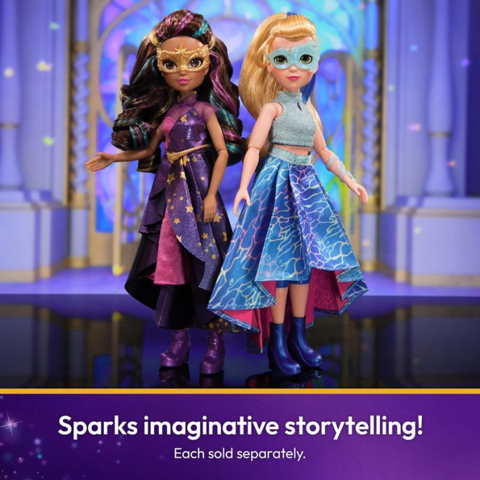 Vorteil-Set: Unicorn Academy Deluxe Puppe Isabel 24 cm + Halskette mit Ring