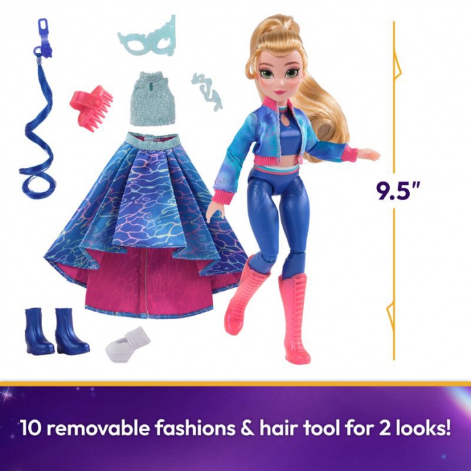 Vorteil-Set: Unicorn Academy Deluxe Puppe Isabel 24 cm + Halskette mit Ring