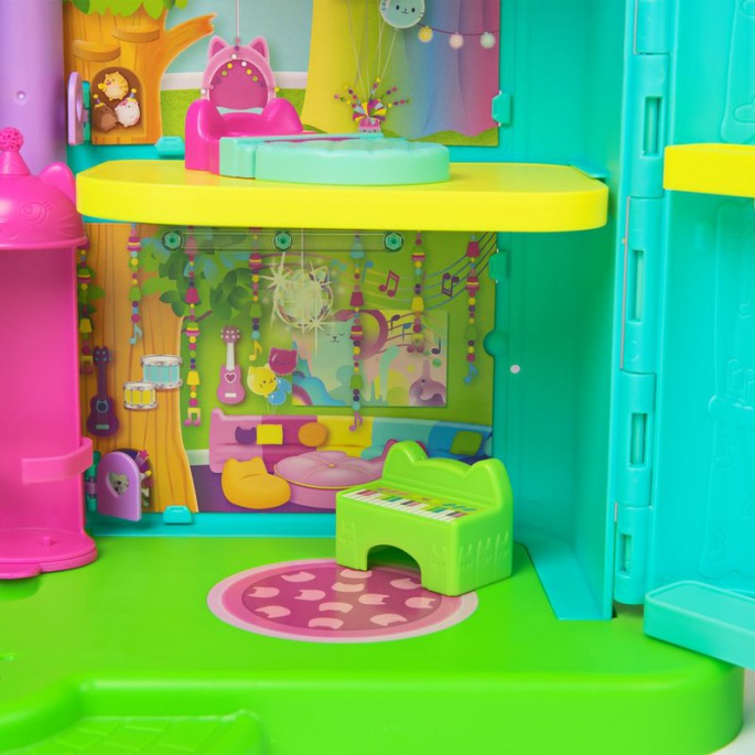 Vorteilspaket: Gabby’s Dollhouse Feierhaus + Spielset Krippe