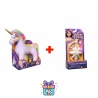 Sparpaket: Unicorn Academy Plüsch Wildstar mit Geräuschen 38 cm + Halskette mit Ring