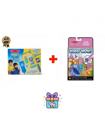 AKTION: Melissa & Doug Friseurspiel + Water WOW Wassermagie Märchen GRATIS
