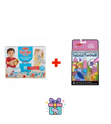 AKTION: Melissa & Doug Tierarzt-Spielset + WOW Wasser-Malspaß Märchen GRATIS