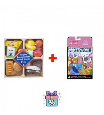 ANGEBOT: Melissa & Doug Essensset + Water WOW Wassermalerei Märchen KOSTENLOS