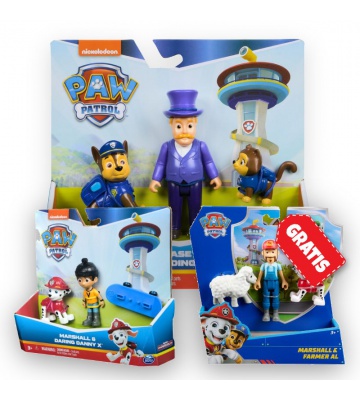 AKTION: Paw Patrol Humdinger und Chase + Danny X und Marshall + Marshal und Bauer Al KOSTENLOS