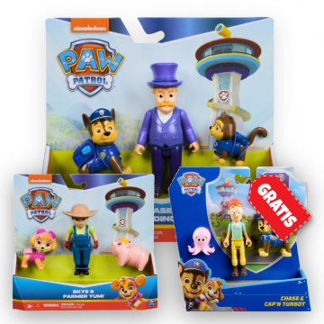 AKTION: Paw Patrol Humdinger und Chase + Yumi und Skye + Chase und Kapitän Turbot KOSTENLOS