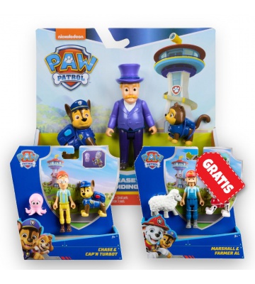 AKTION: Paw Patrol Humdinger und Chase + Chase und Turbot + Marshal und Bauer Al GRATIS