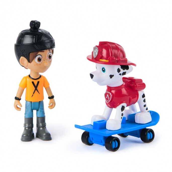 AKTION: Paw Patrol Danny X und Marshall + Yumi und Skye + Chase und Kapitän Turbot KOSTENLOS