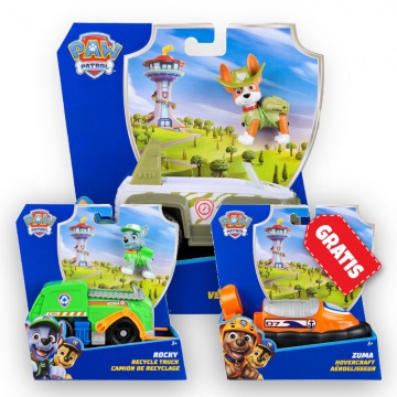 AKTION: Paw Patrol Grundfahrzeuge Tracker + Rocky + Zuma GRATIS